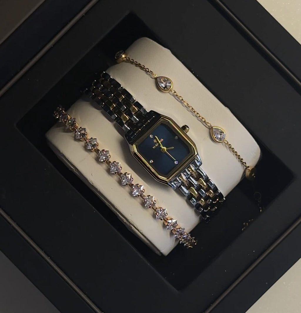 Blue Belvet Watch Stack