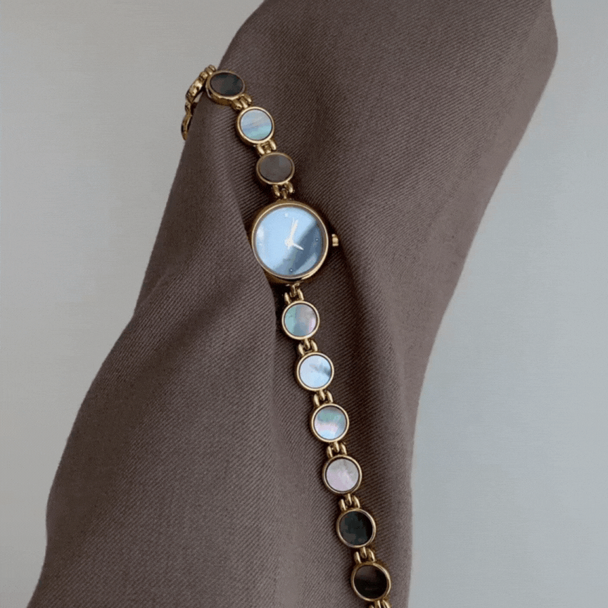 Mother of Pearl Dial Quartz Watch