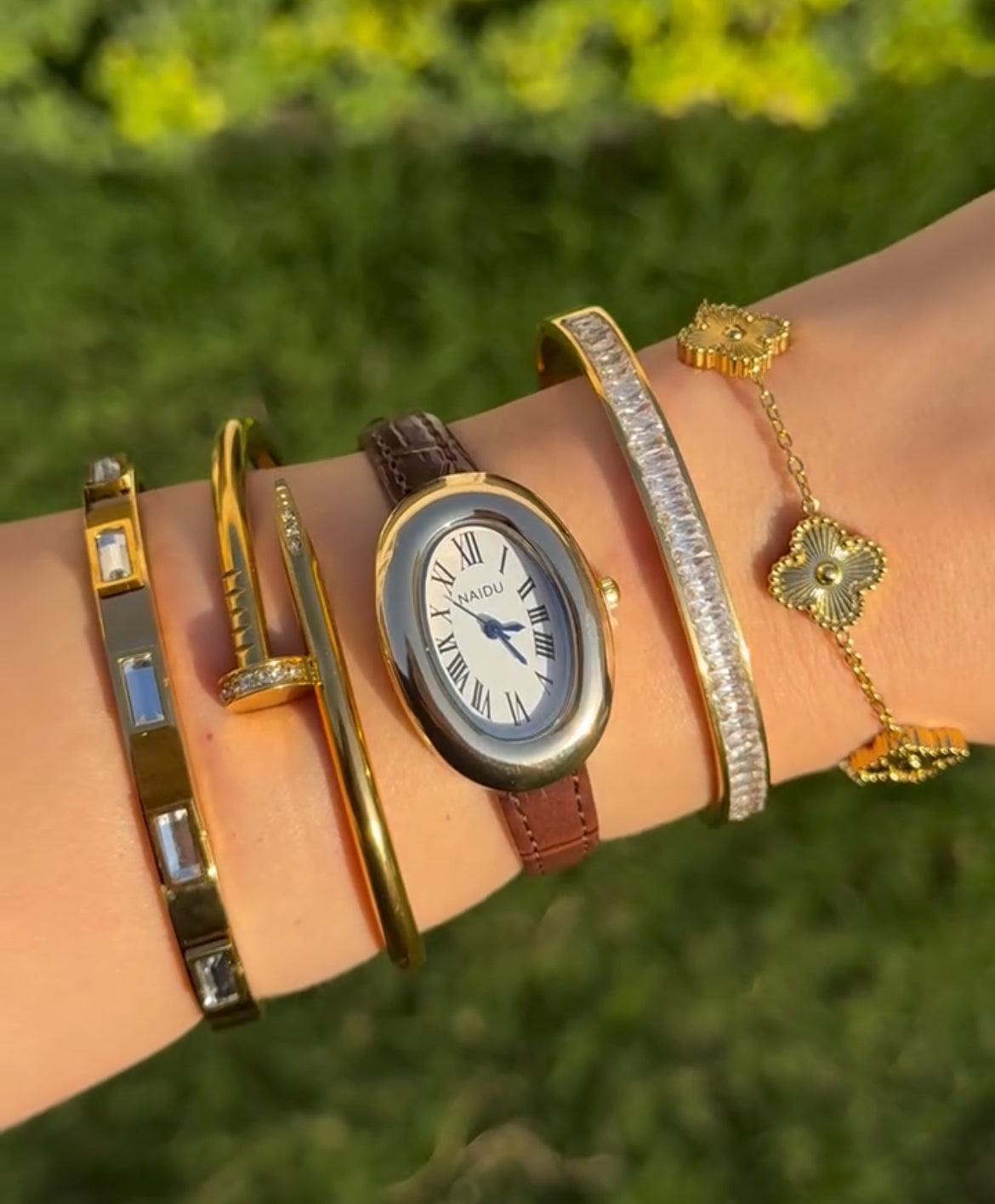 Silici watch with Bracelets