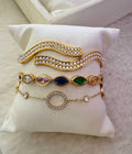 Blush And Bling Bracelet Stack