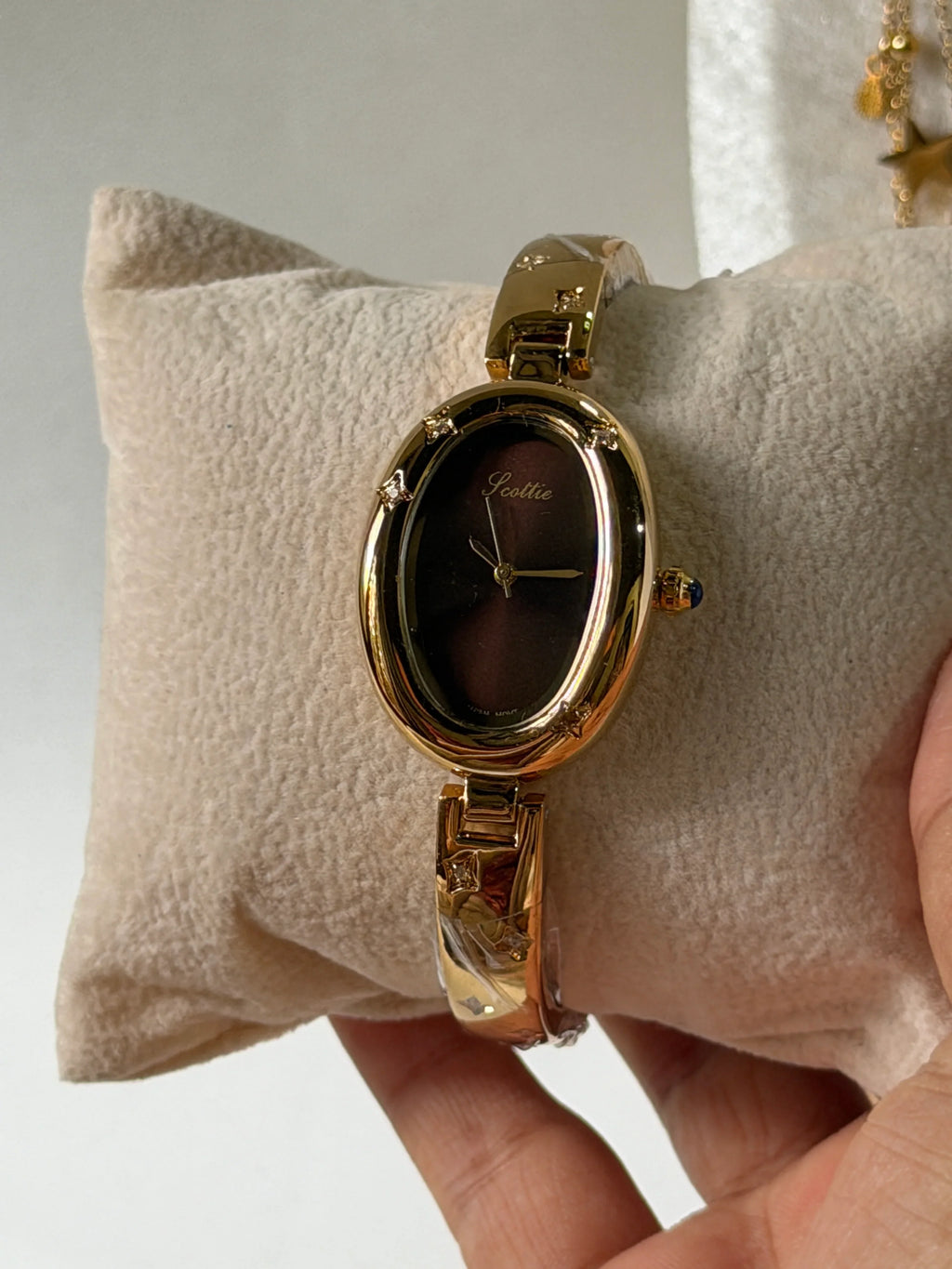 High end luxe starry watch stack