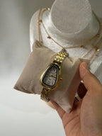 Elion white vintage watch